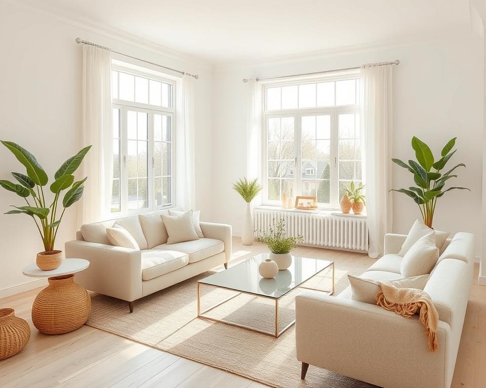 neutrale kleuren frisse uitstraling interieurdesign
