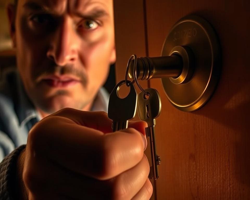 Wat als mijn sleutel vastzit in het slot?