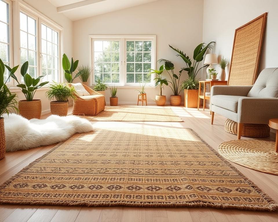 Wat zijn alternatieven voor synthetische vloerkleden?