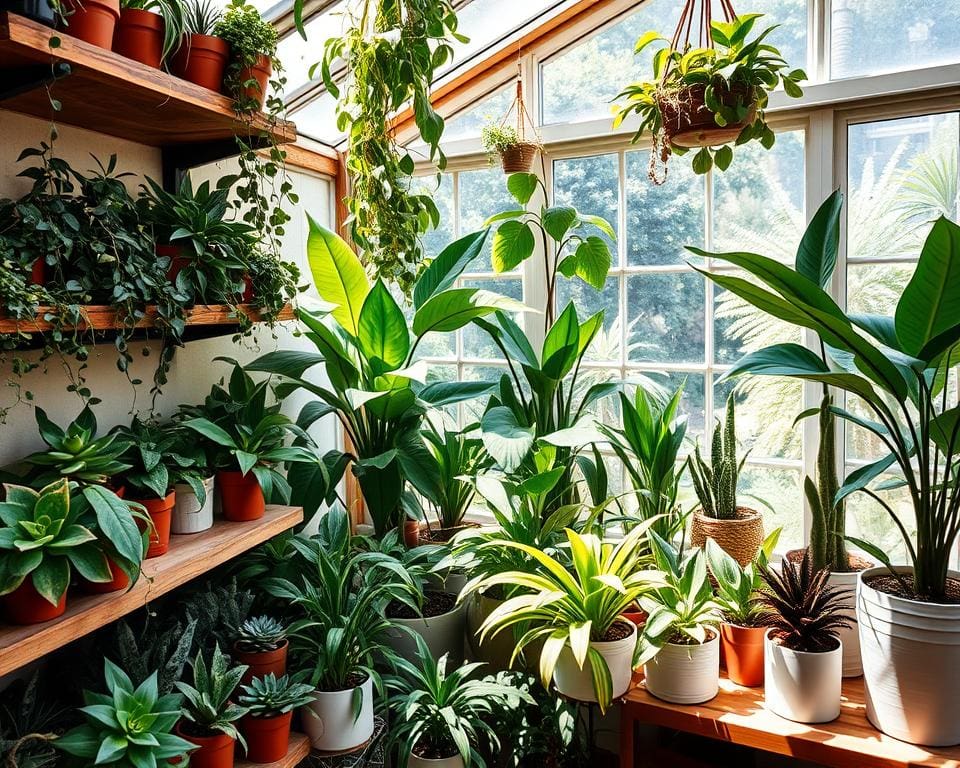 Wat zijn groene keuzes voor huisplanten en potten?