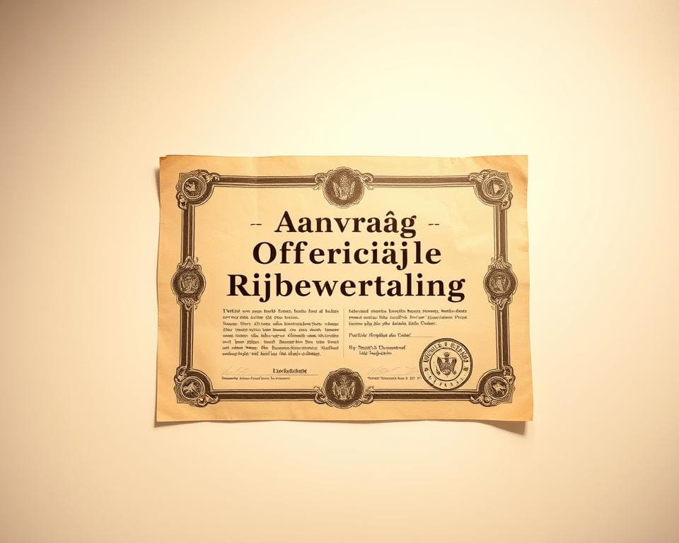 aanvraag officiële rijbewijsvertaling