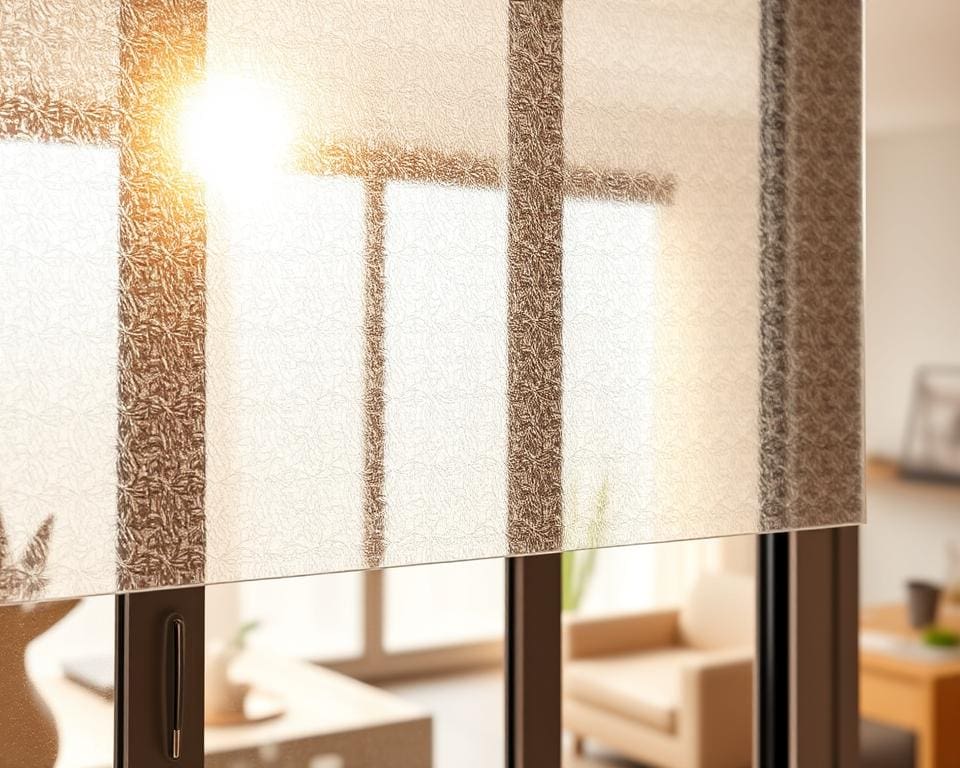glasfolie tegen warmte