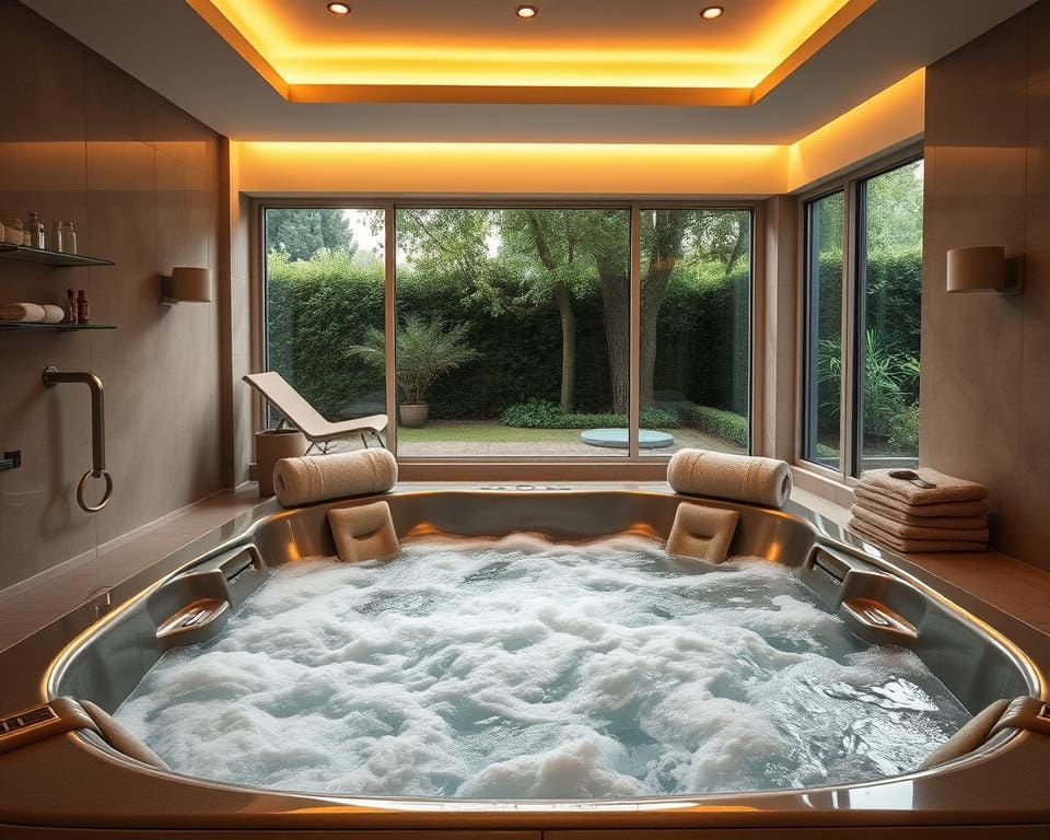 luxe jacuzzi voor 4 personen
