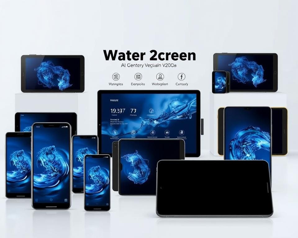 merken en modellen van waterdichte schermen