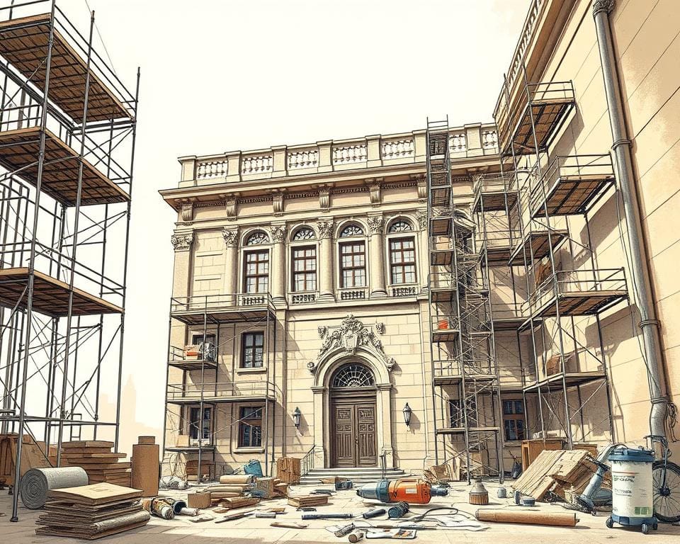 restauratie gevels procedure