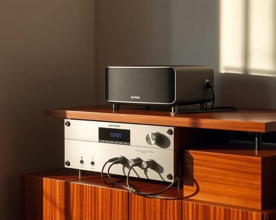 Kan ik Sonos aansluiten op mijn versterker?