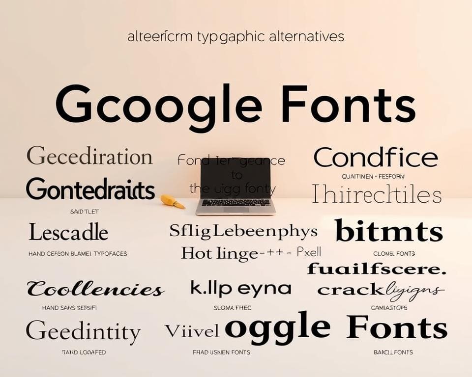 Wat zijn alternatieven voor Google Fonts?