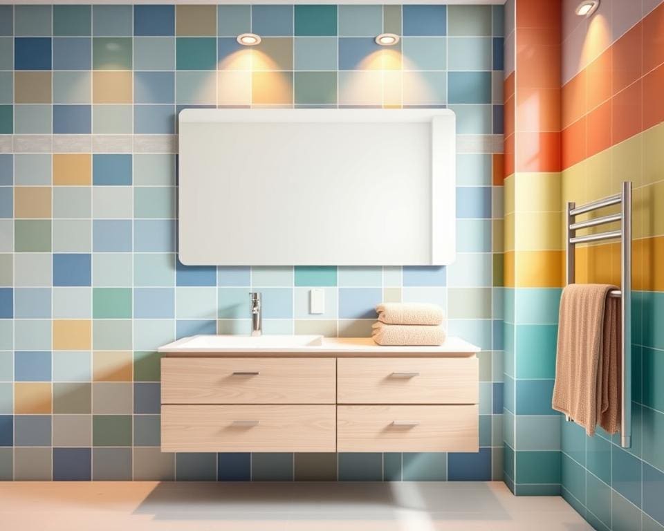 kleuren in badkamer