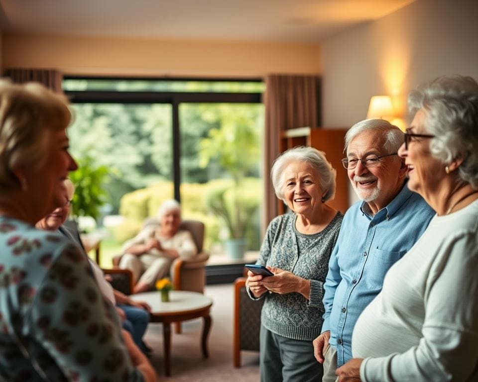 sociale interactie bij ouderen