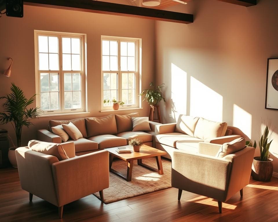 Effectieve zithoek indeling