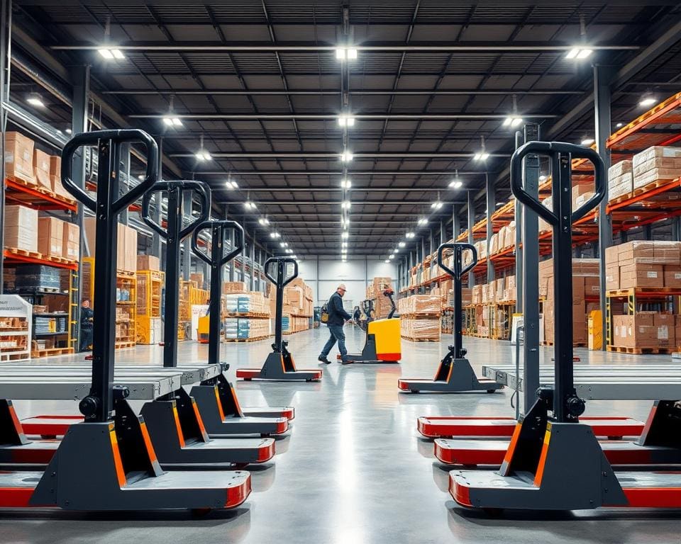 Palletwagens voor intern transport