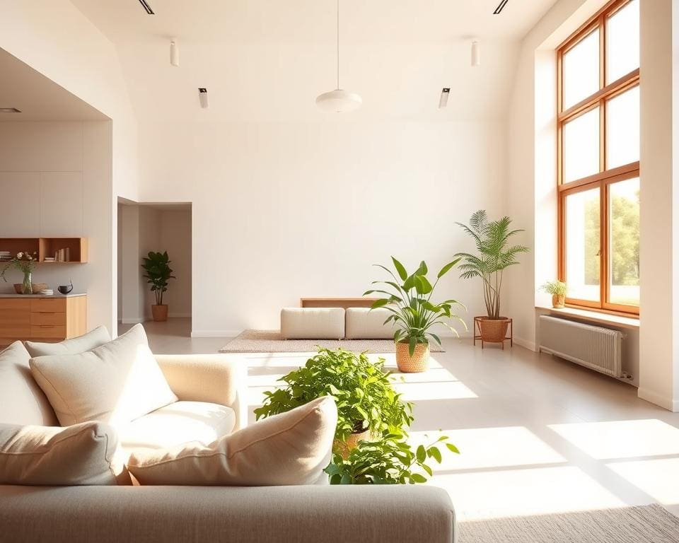 Wat zijn tips voor rust in een open interieur?