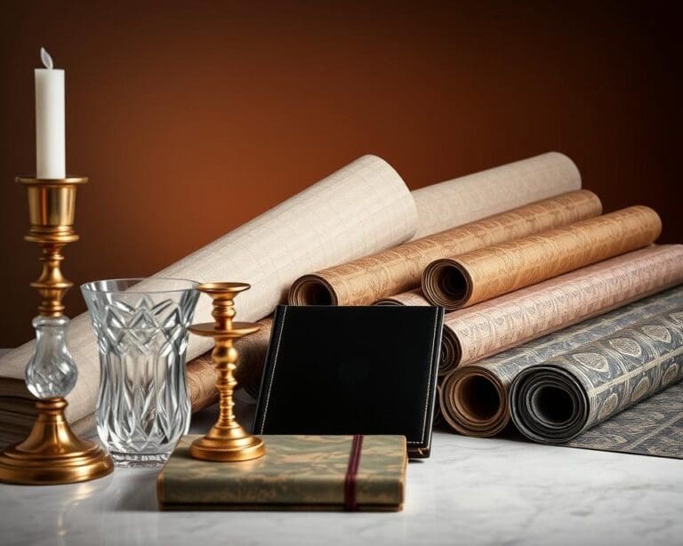 Welke accessoires combineren mooi met exclusief behang?