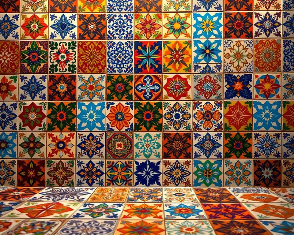 kleurensymboliek in traditionele tegels