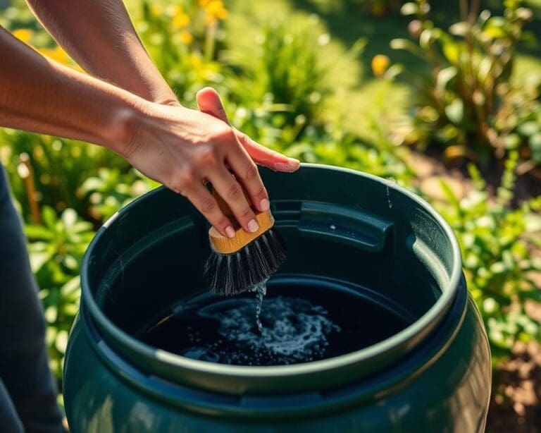 Hoe maak je een regenton eenvoudig schoon?