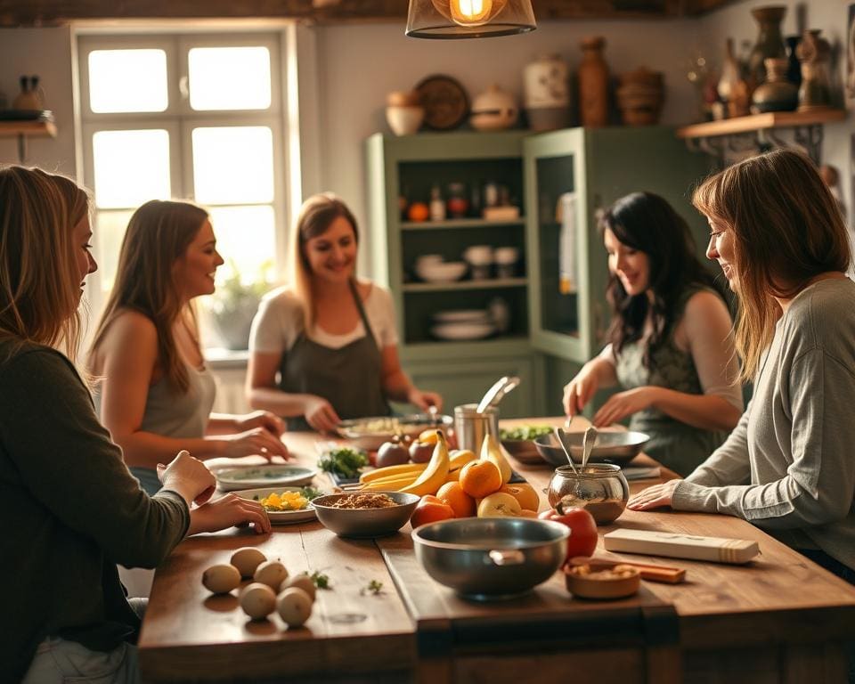 Hoe maak je van koken een gezellige activiteit?