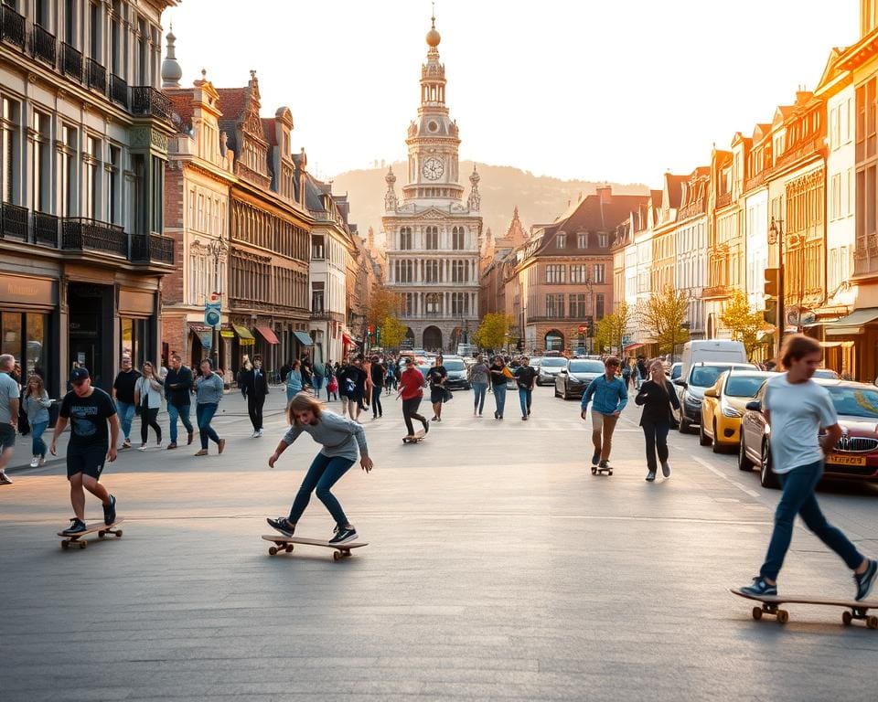 Waar kun je leren skaten of longboarden in de stad?