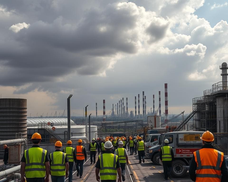 Welke veiligheidsvoorschriften gelden op industriële sites?