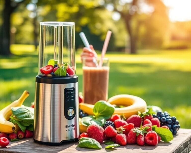 Wat maakt een draagbare blender handig onderweg?