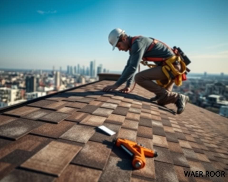 Hoe werkt een dakdekker op hoge daken?