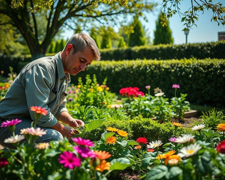 Hoe werkt een hovenier voor tuinonderhoud?