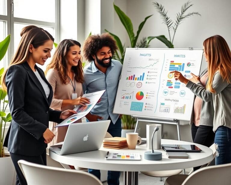 Wat doet een marketingprofessional in een team?