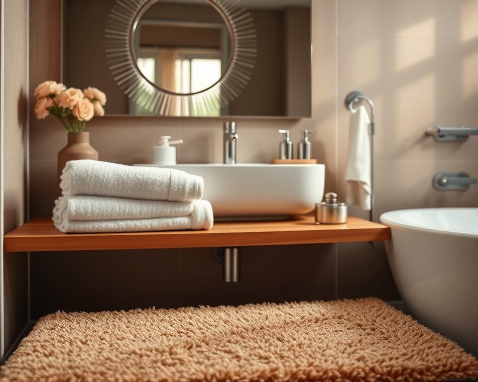 Badkameraccessoires die comfort en stijl combineren