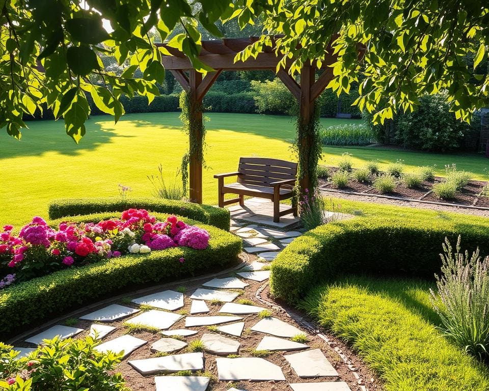 Hoe ontwerp je een tuin met duidelijke zones?