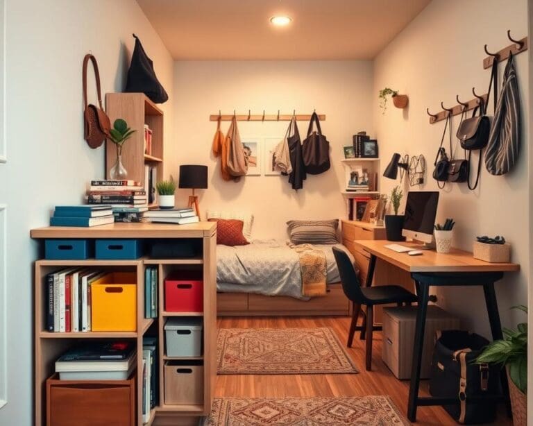 Hoe creëer je meer opbergruimte in een kleine kamer?