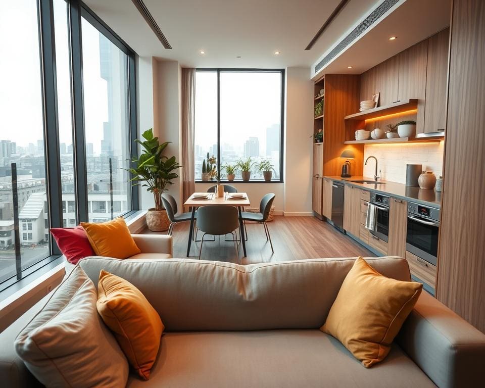 Hoe richt je een appartement modern en praktisch in?