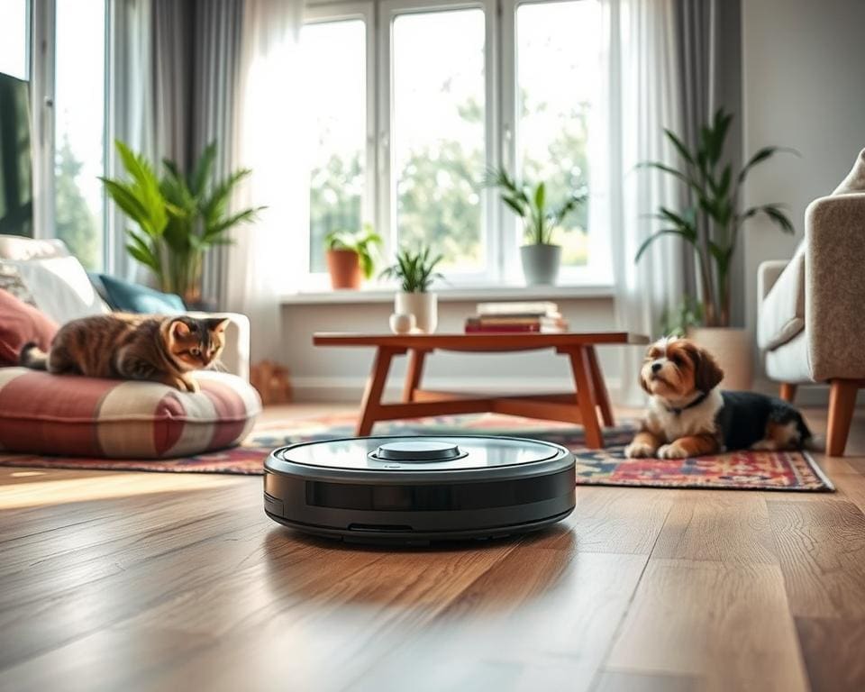 Is een robotstofzuiger geschikt voor huisdieren?