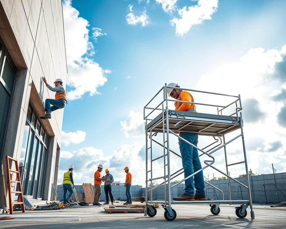 Waarom zijn rolsteigers populair bij onderhoudswerk?