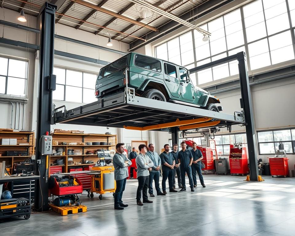 Wat maakt een hefbrug belangrijk in werkplaatsen?