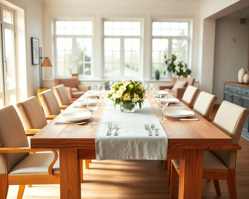 Welke eettafel past bij een groot gezin?