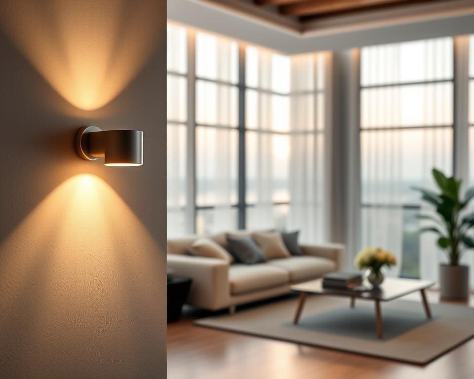 Welke wandlamp geeft sfeer in de woonkamer?