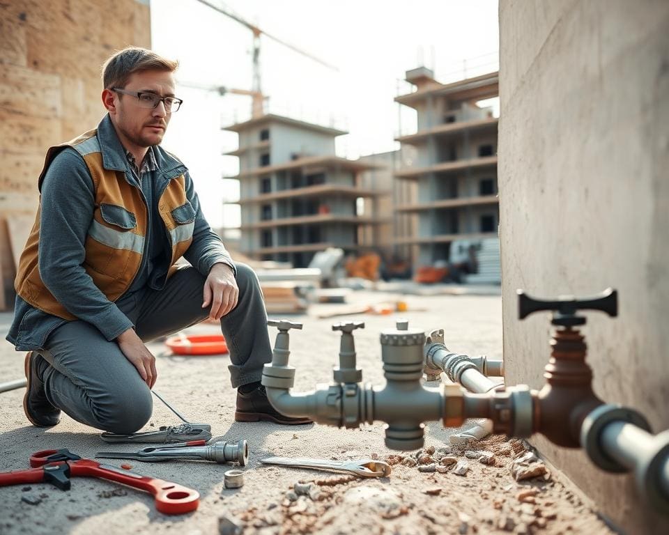 Werken als loodgieter in de bouw