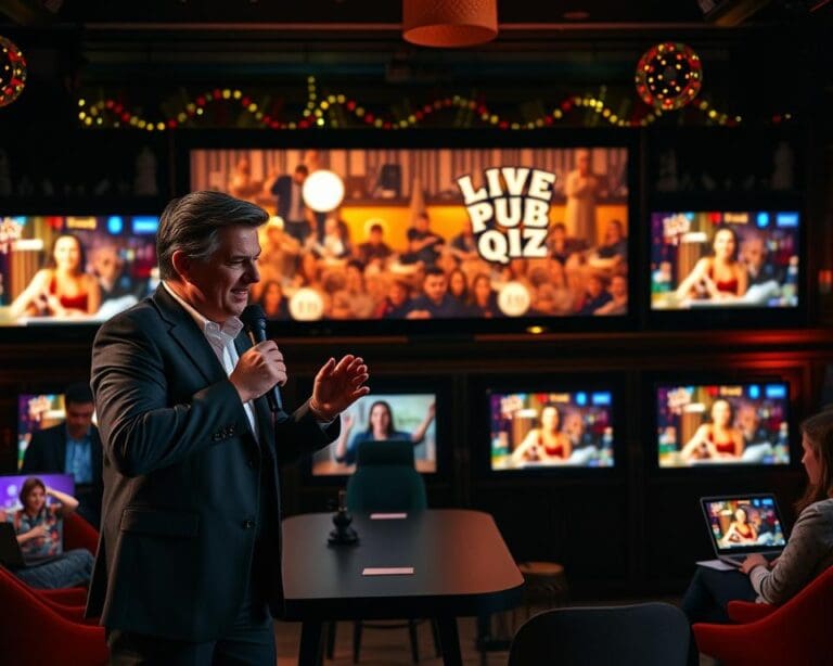 Hoe werkt een online pubquiz met live presentator?