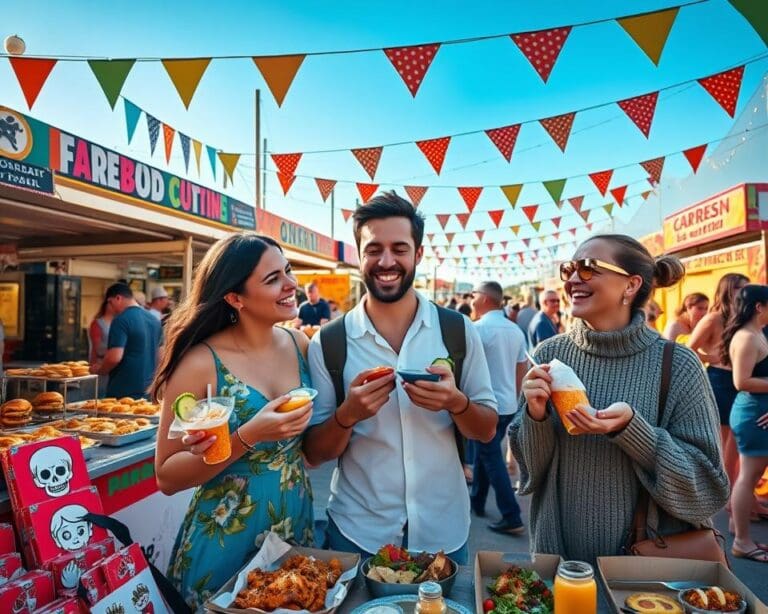 Waarom gaan vrienden samen naar een foodfestival?