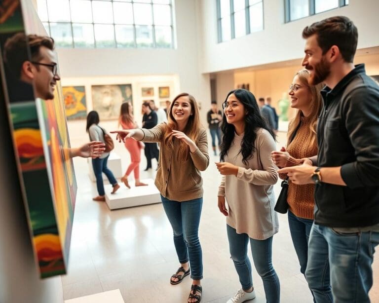 Wat maakt een museumbezoek met vrienden interessant?