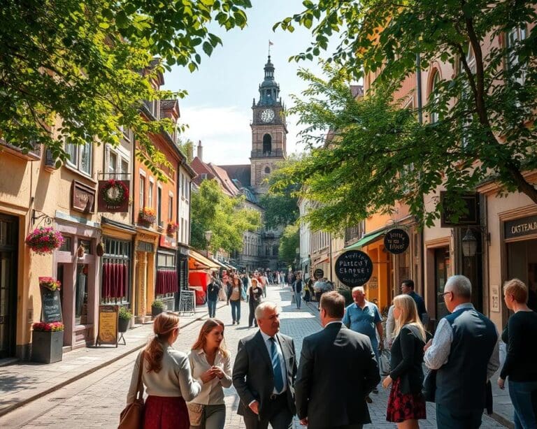 Wat maakt een stadswandeling in een historische stad leuk?