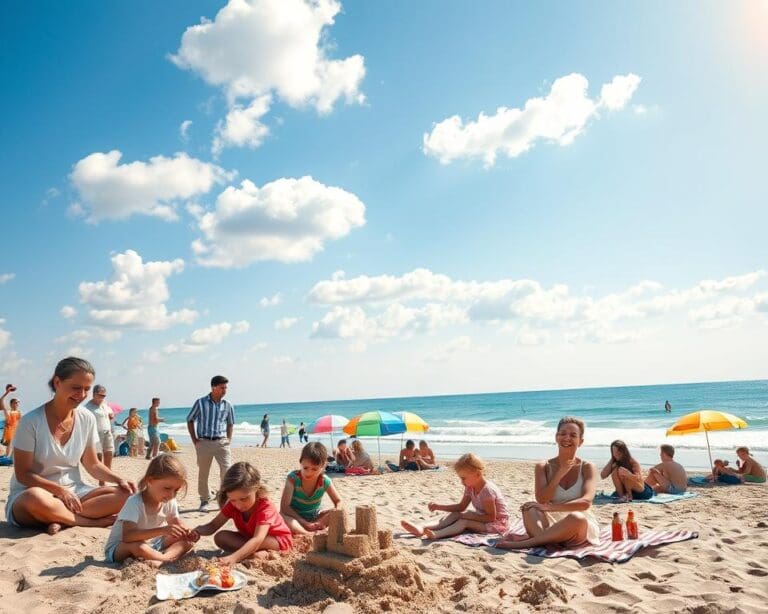 strand dagje uit