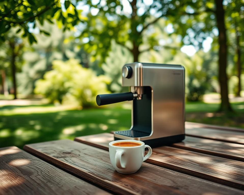 draagbare espressomachine
