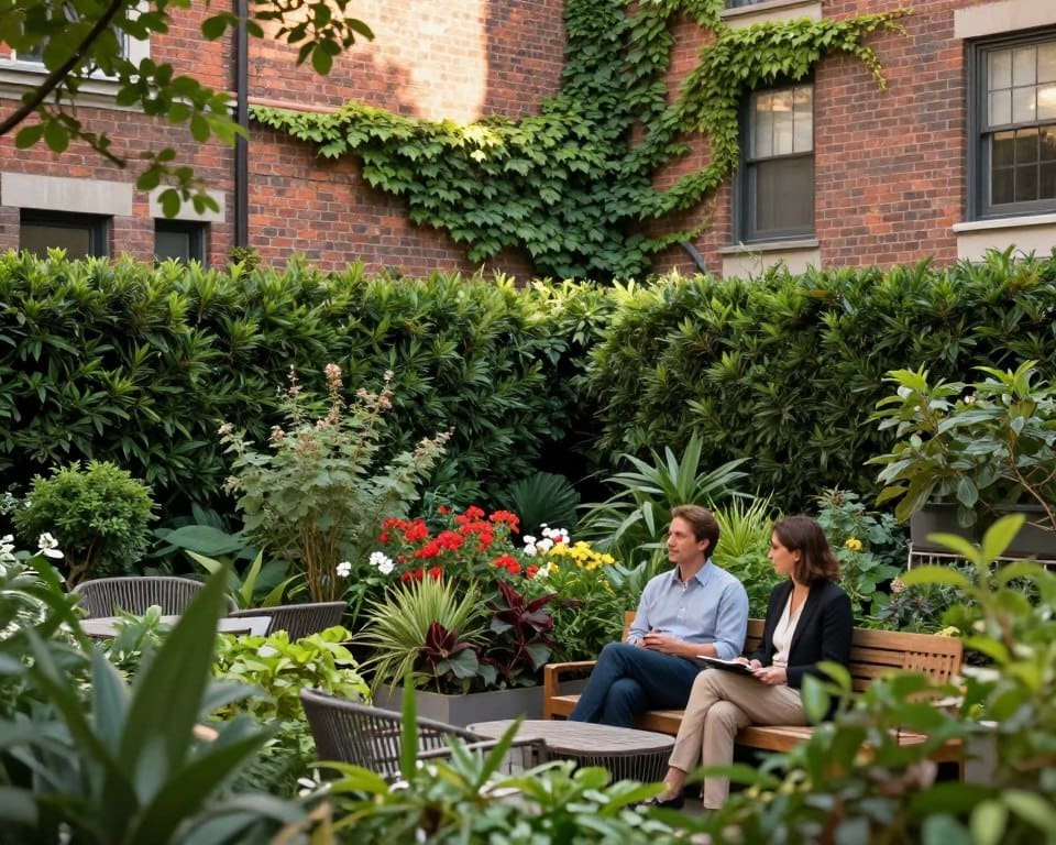 privacy in stadstuin