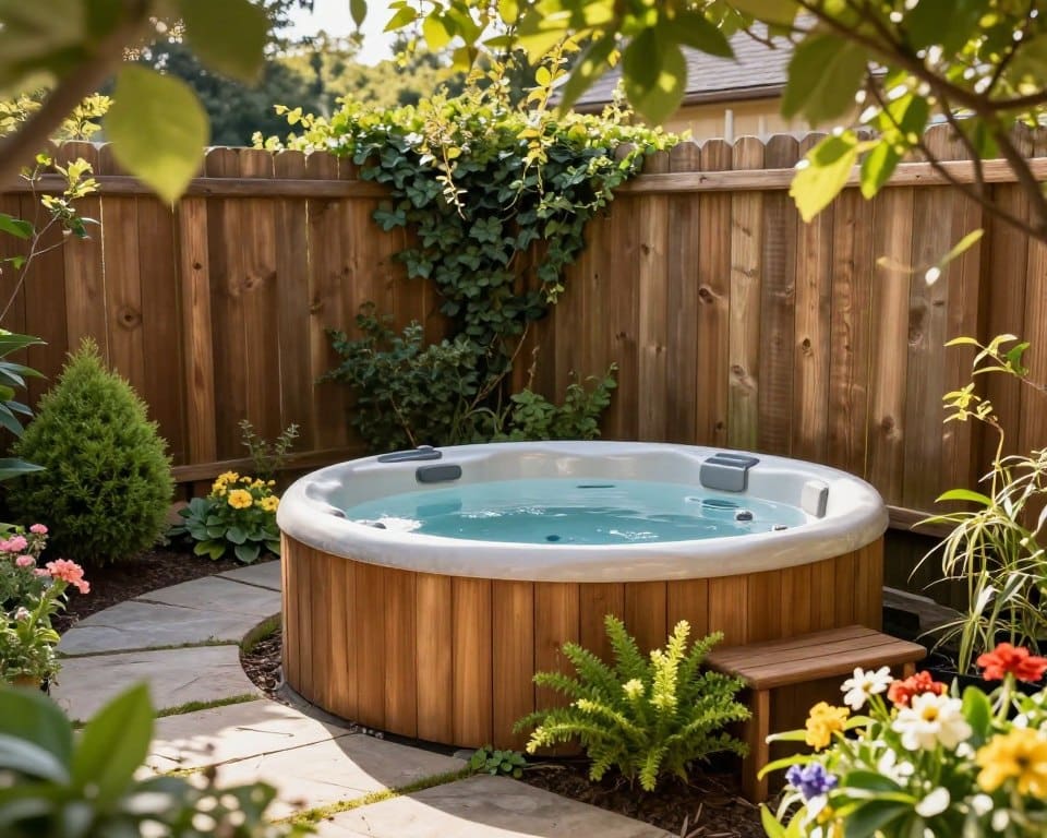 hottub kleine tuin