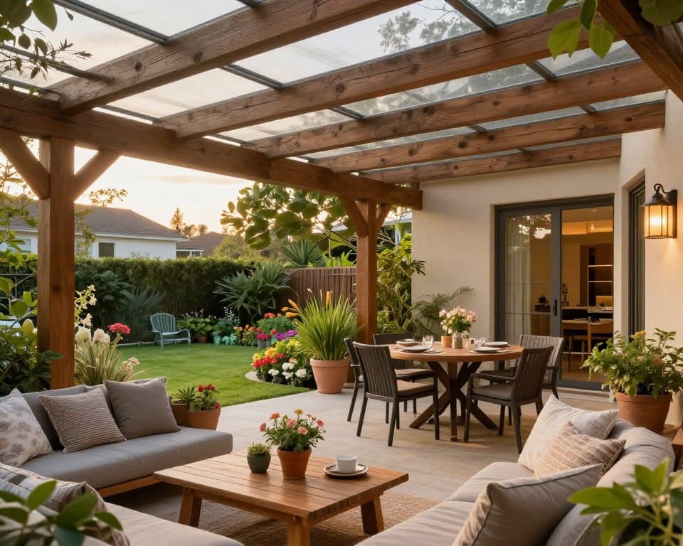 overdekt terras